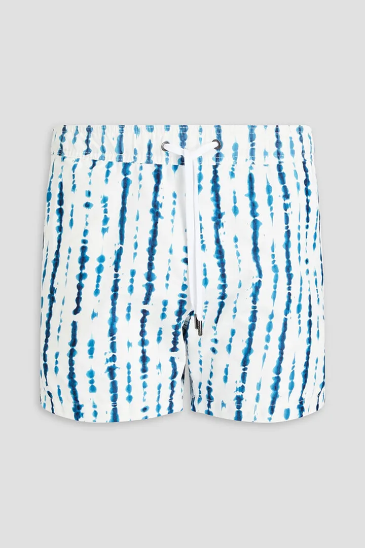 Charles mid-length printed swim shorts