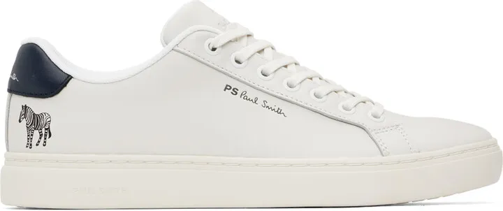 PS by Paul Smith White Rex Zebra Sneakers