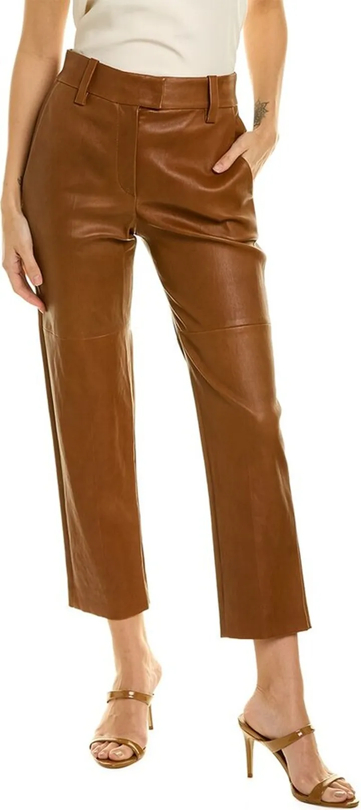 Brunello Cucinelli Leather Trouser