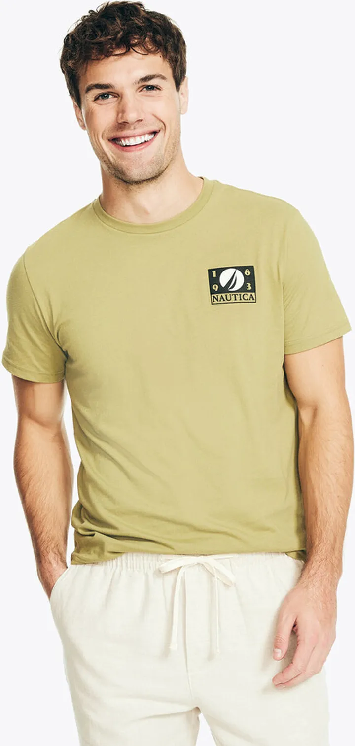 Sustainably Crafted Nautica Sailing Graphic T-Shirt