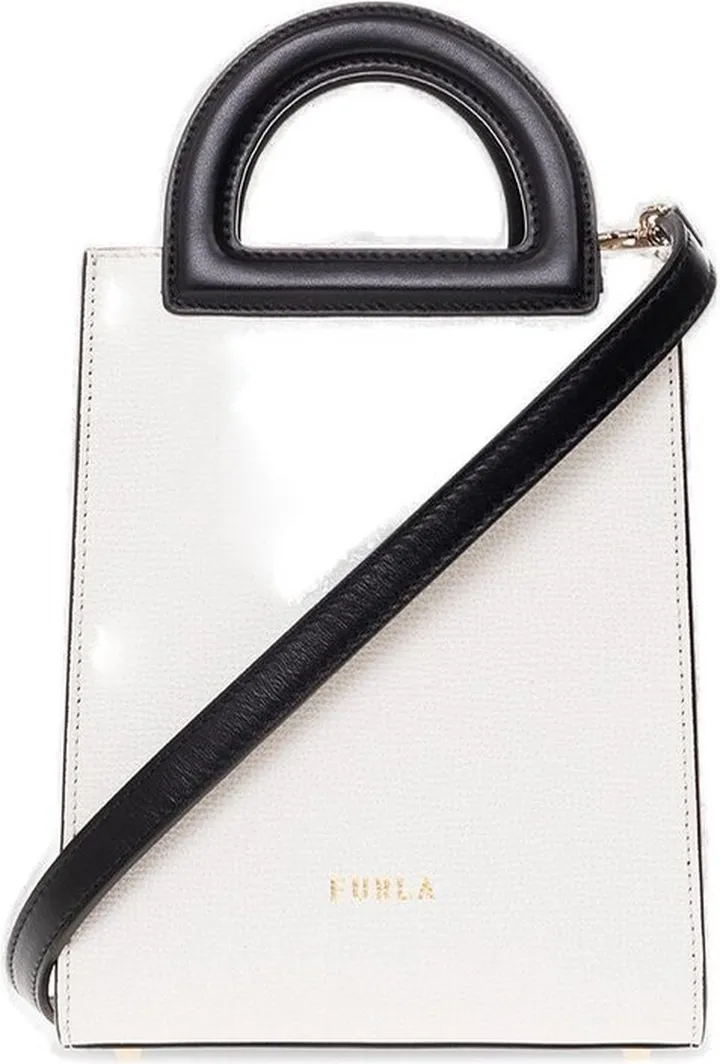 Furla Dara Logo Plaque Mini Shopper Bag