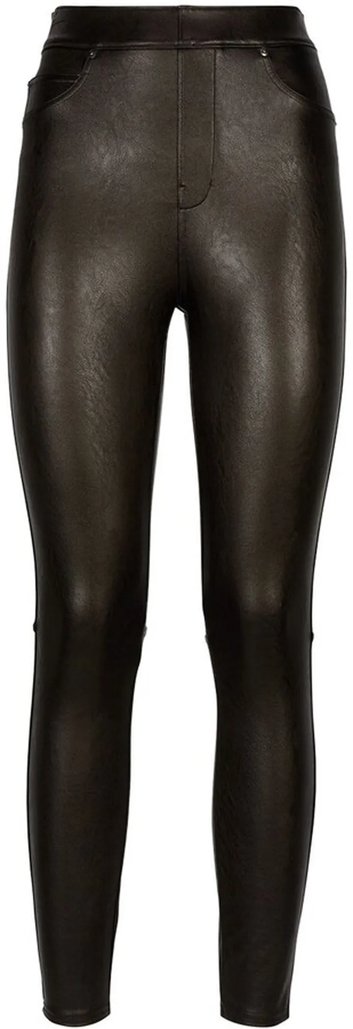 Faux Leather Skinny Trousers