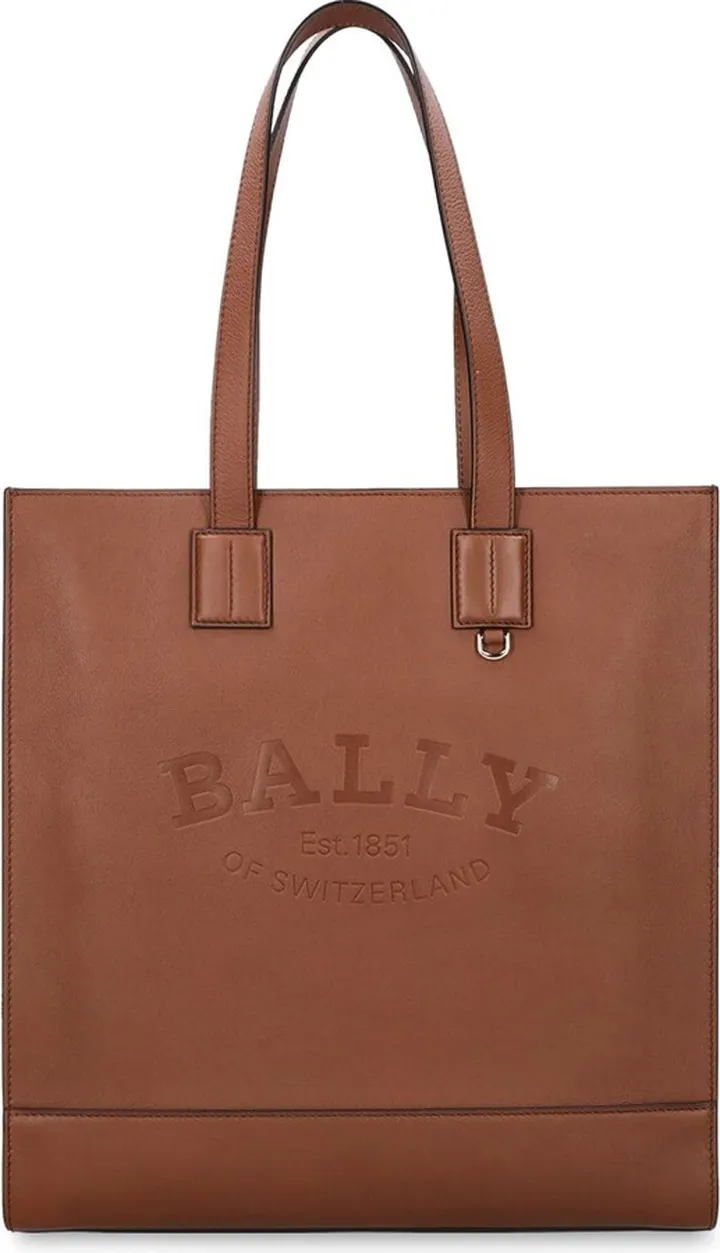 Crystalia leather tote bag