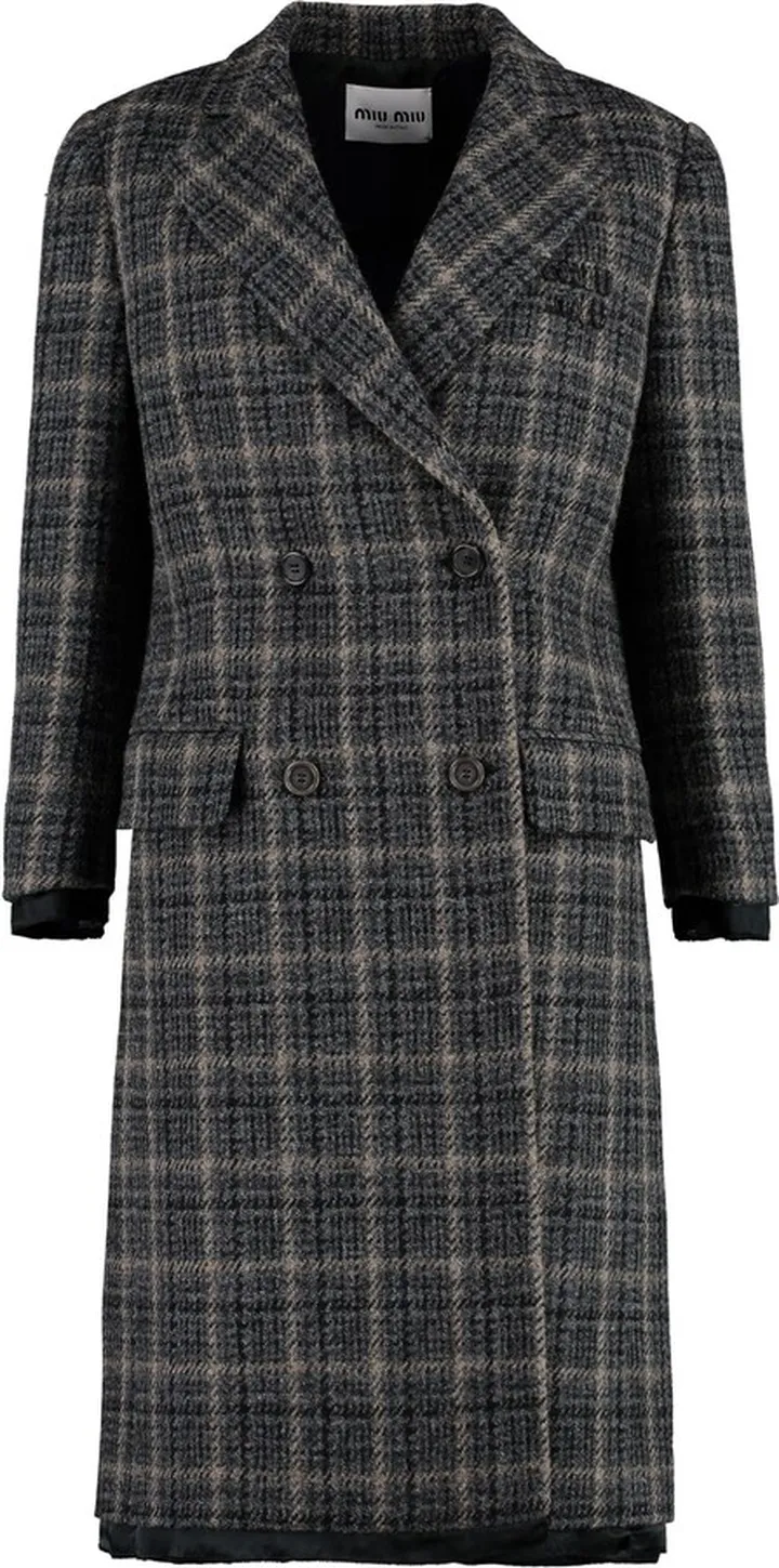 Double-breasted Wool Coat