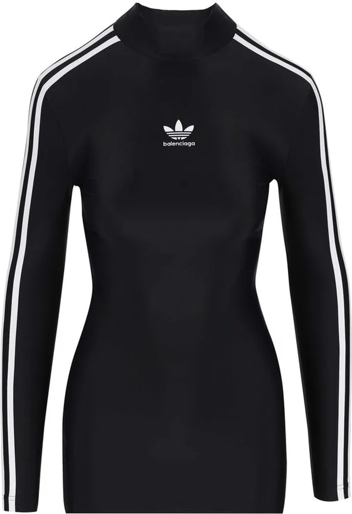 Balenciaga X Adidas Long Sleeve Mini Dress
