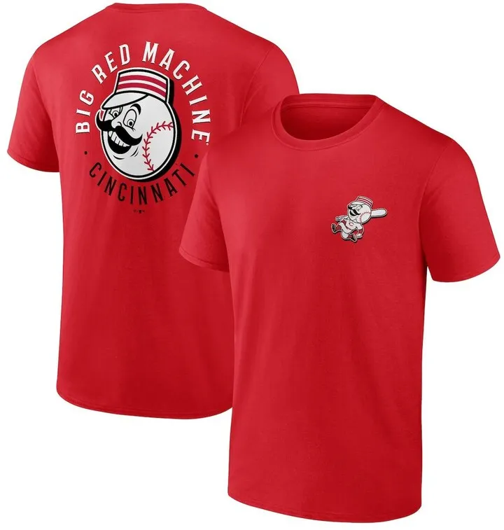 Men's Fanatics Branded Red Cincinnati Reds Iconic Bring It T-shirt