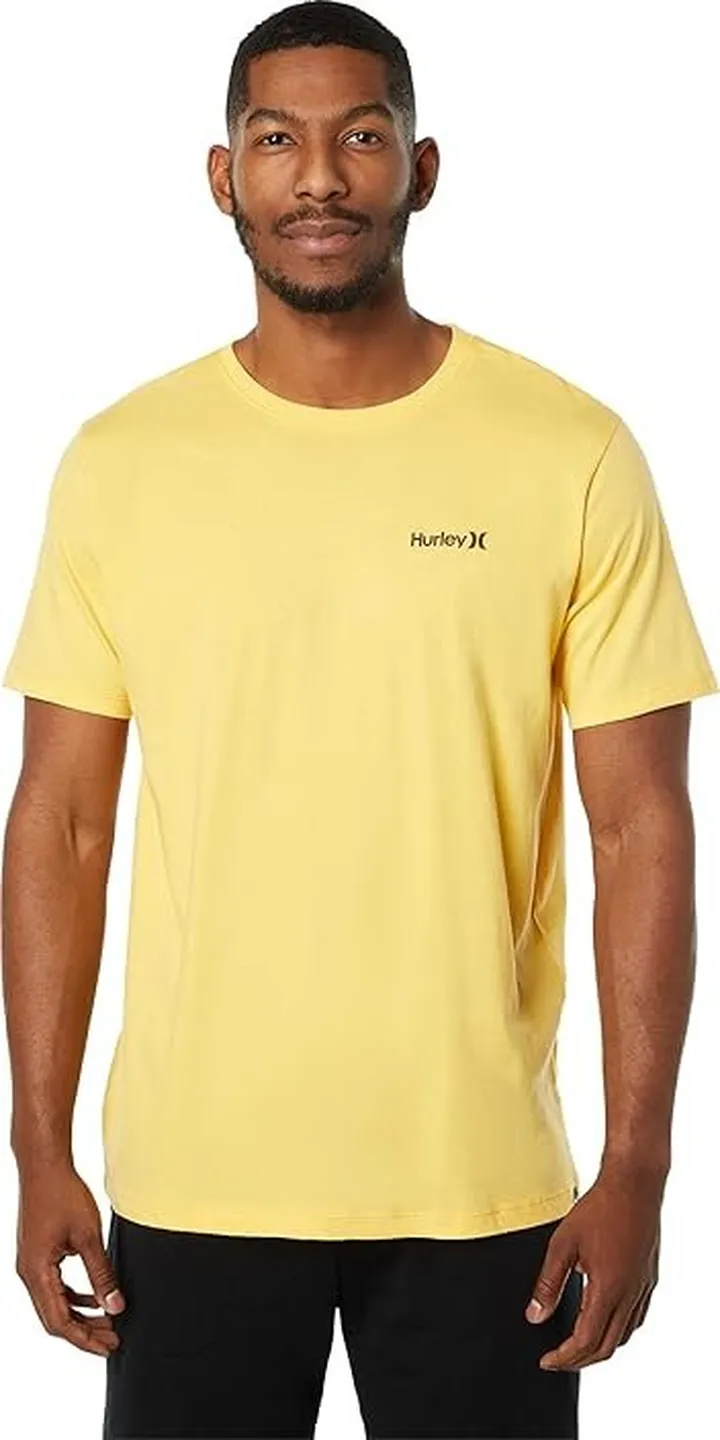 Hurley One Only SC Short Sleeve Tee (Butter Sauce) Men's T Shirt