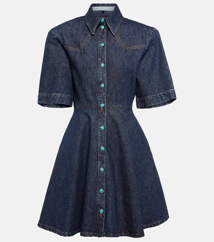 Panaro denim shirt dress