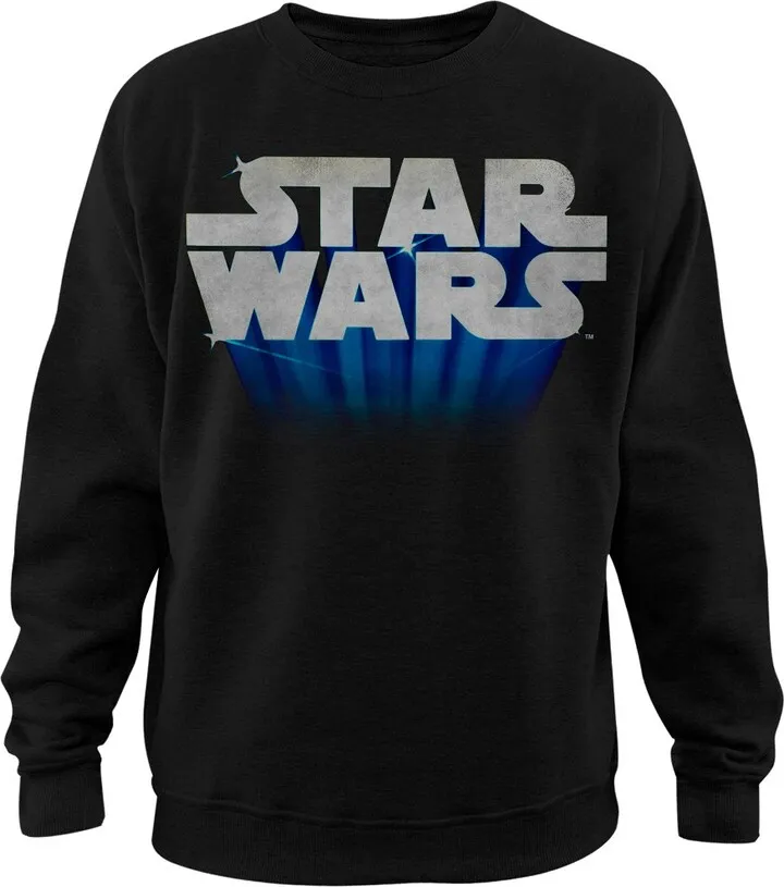 Men's Star Wars Flying Logo Sweatshirt - Black - Medium