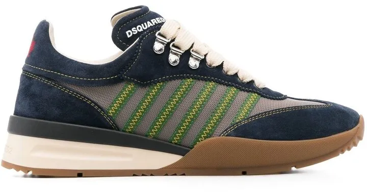 Legend contrast-panel low-top sneakers