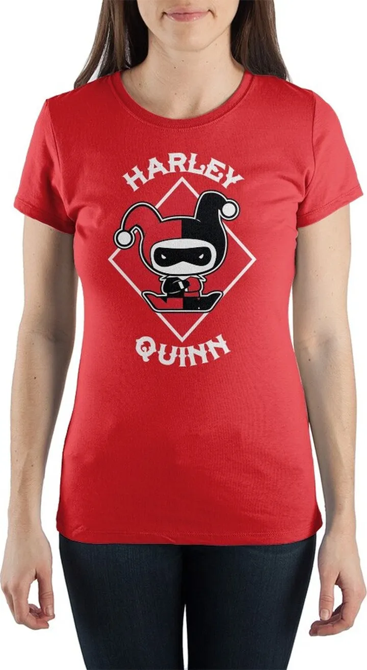 Harley Quinn Shirt DC Comics Apparel Juniors Graphic Tee- Large