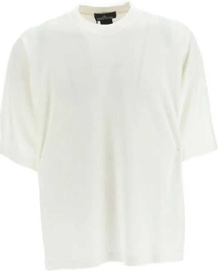 Stone Island Shadow Project Logo Embroidered Crewneck T-Shirt