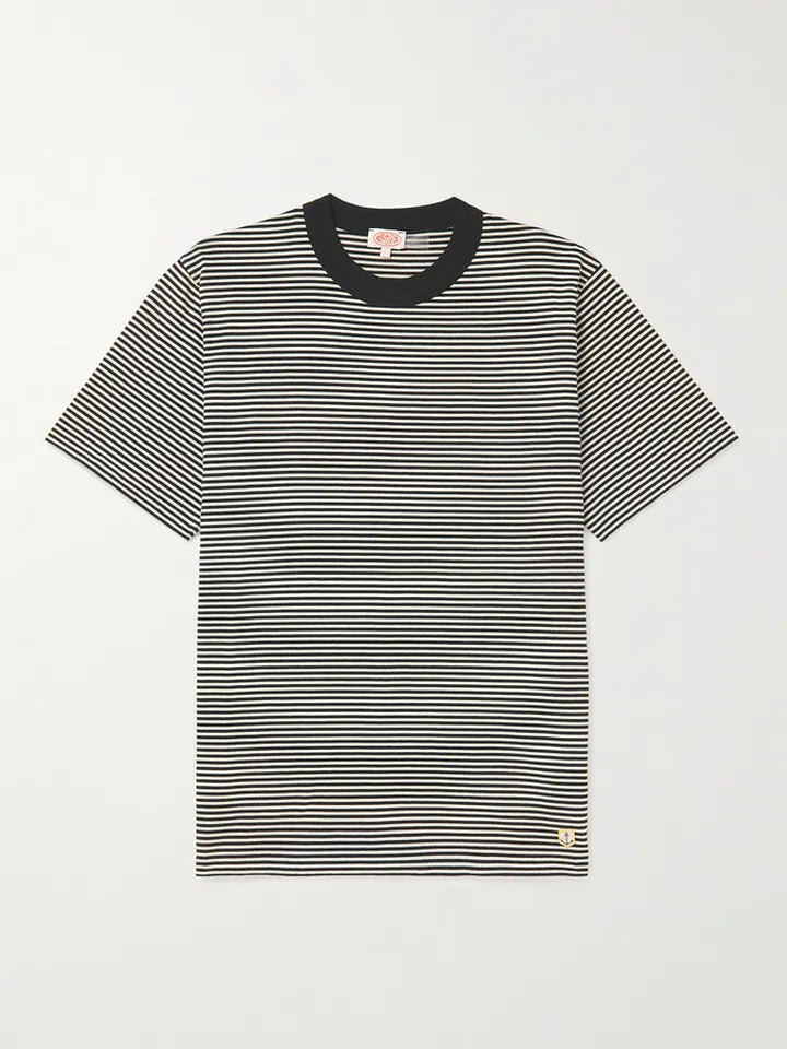 Striped Cotton-Jersey T-Shirt