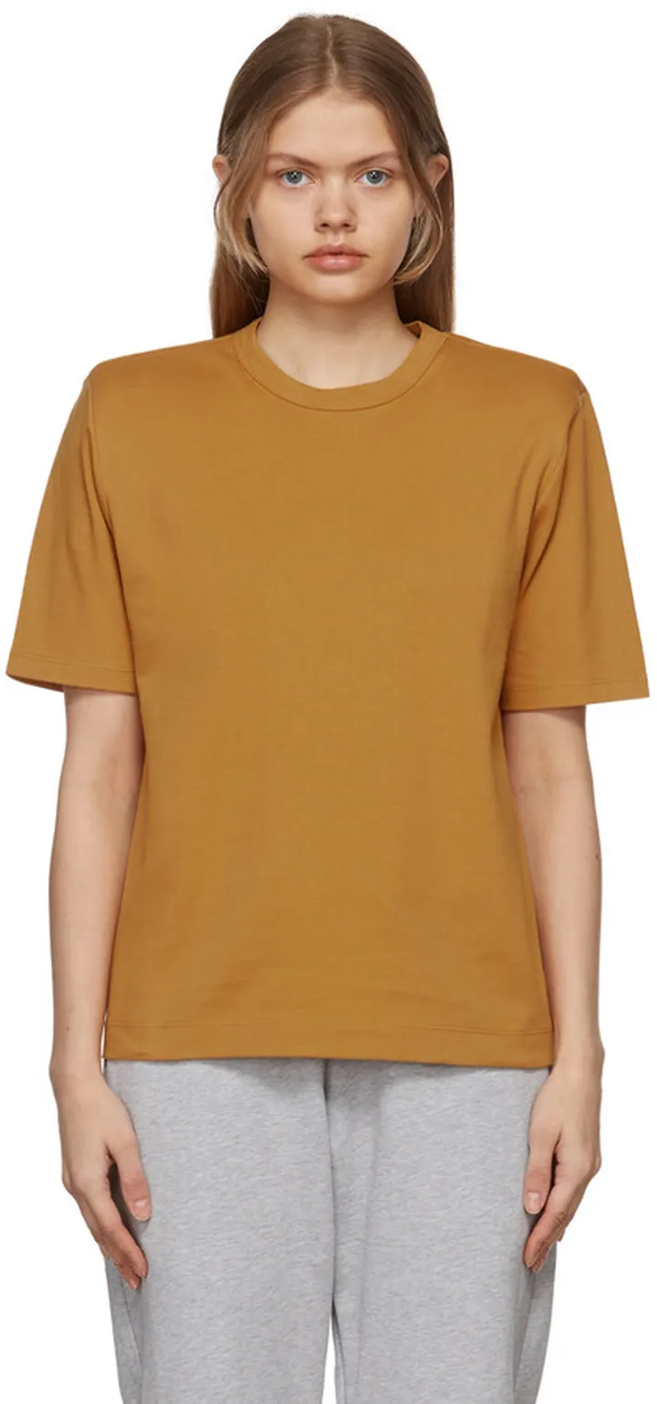 WARDROBE.NYC Yellow Shoulder Pads T-Shirt