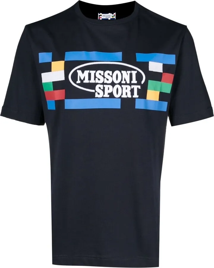 logo-print T-shirt