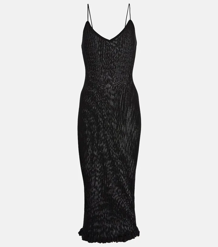 Nolita ribbed-knit midi dress