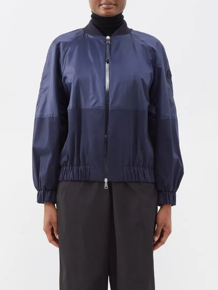 Gobie Satin Bomber Jacket