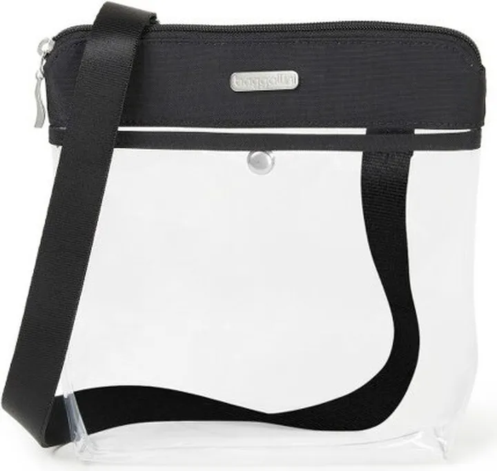 baggallini Women's Clear Pocket Event Compliant Crossbody Bag