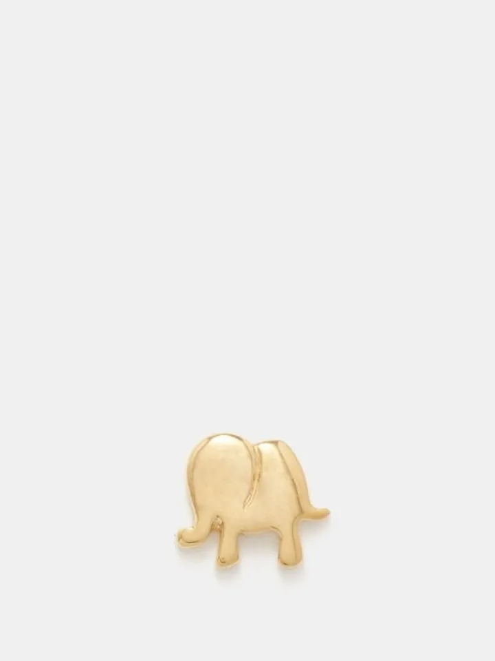 Elephant 18kt Gold Charm