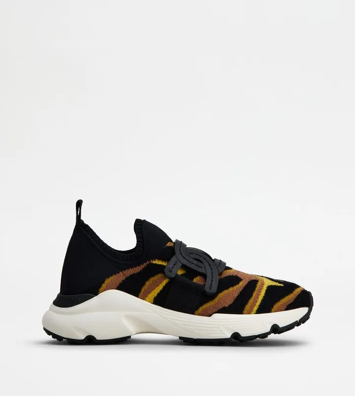Slip-On Sneakers in Technical Fabric