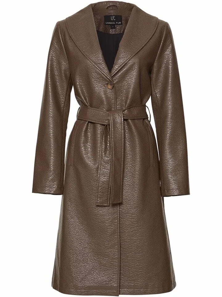 Charisma faux leather coat