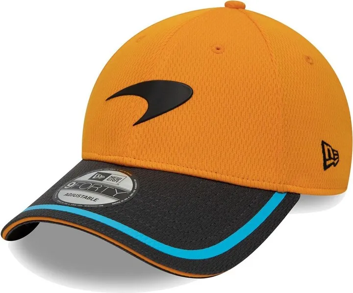Men's New Era Orange McLaren F1 Team Team Castore 9FORTY Snapback Hat