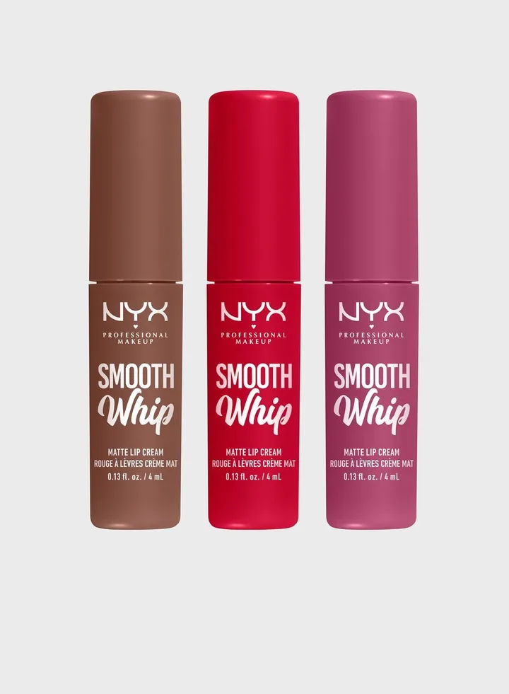 Nyx Professional Makeup Smooth Whip Lip Trio Holiday Gift Set