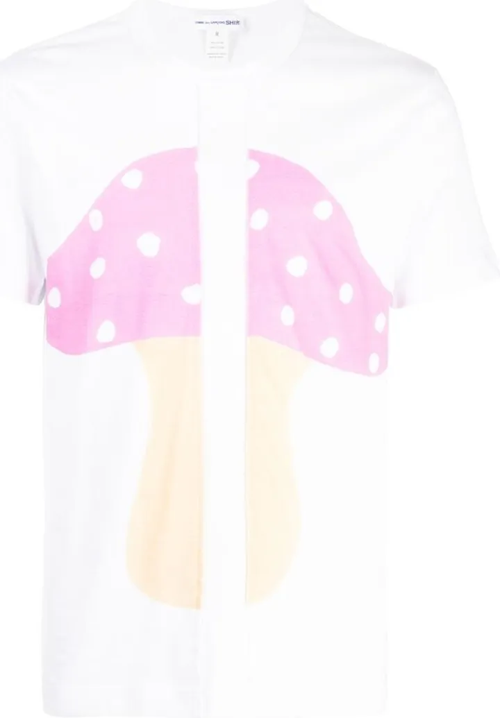 Comme des Garcons Shirt Graphic Printed Crewneck T-Shirt