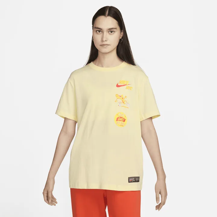 Women's Nike Sportswear Essentials NYC T-Shirt in Brown