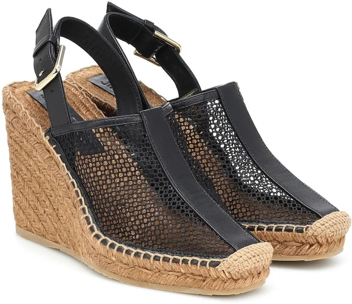 Dakori leather wedge espadrilles