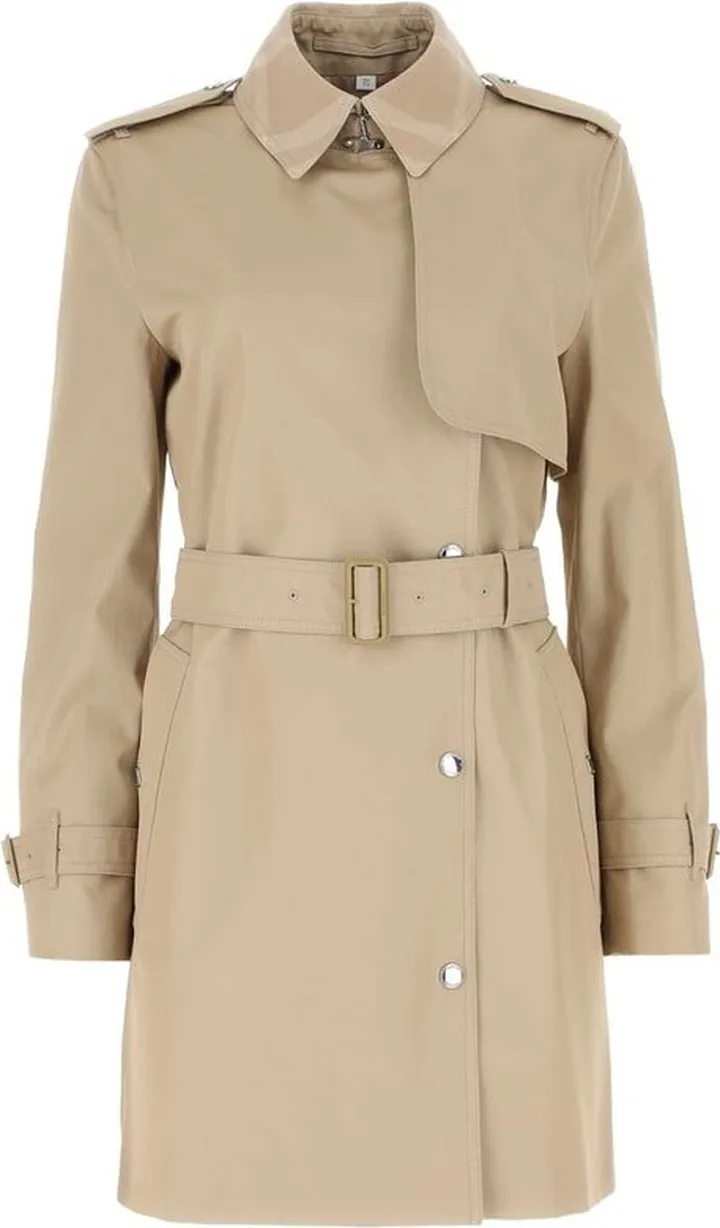 Burberry Sandridge Belted-Waist Trench Coat