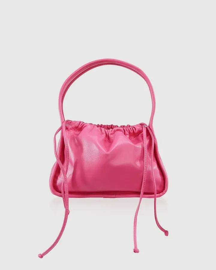 Belle & Bloom Thing Called Love Leather Handbag - Hot Pink