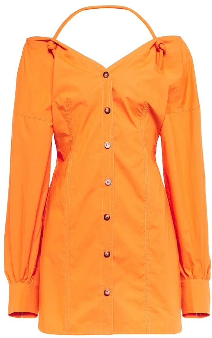 Alyssa cotton poplin minidress