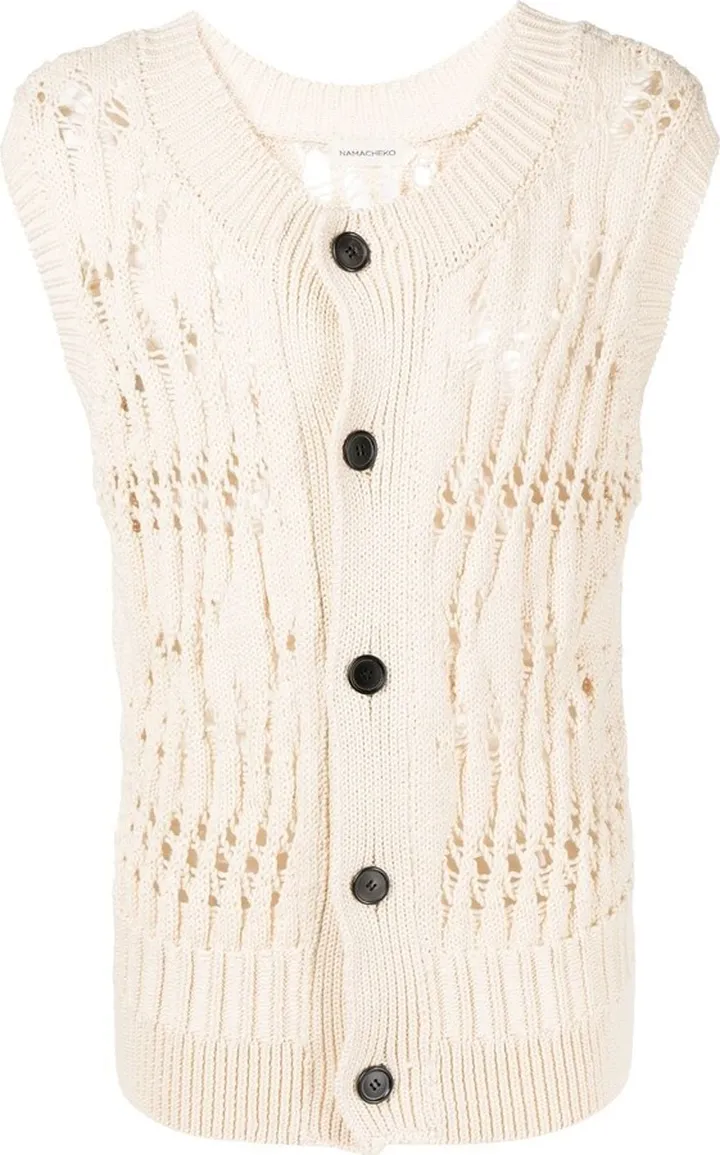 Clemens cutout knitted vest