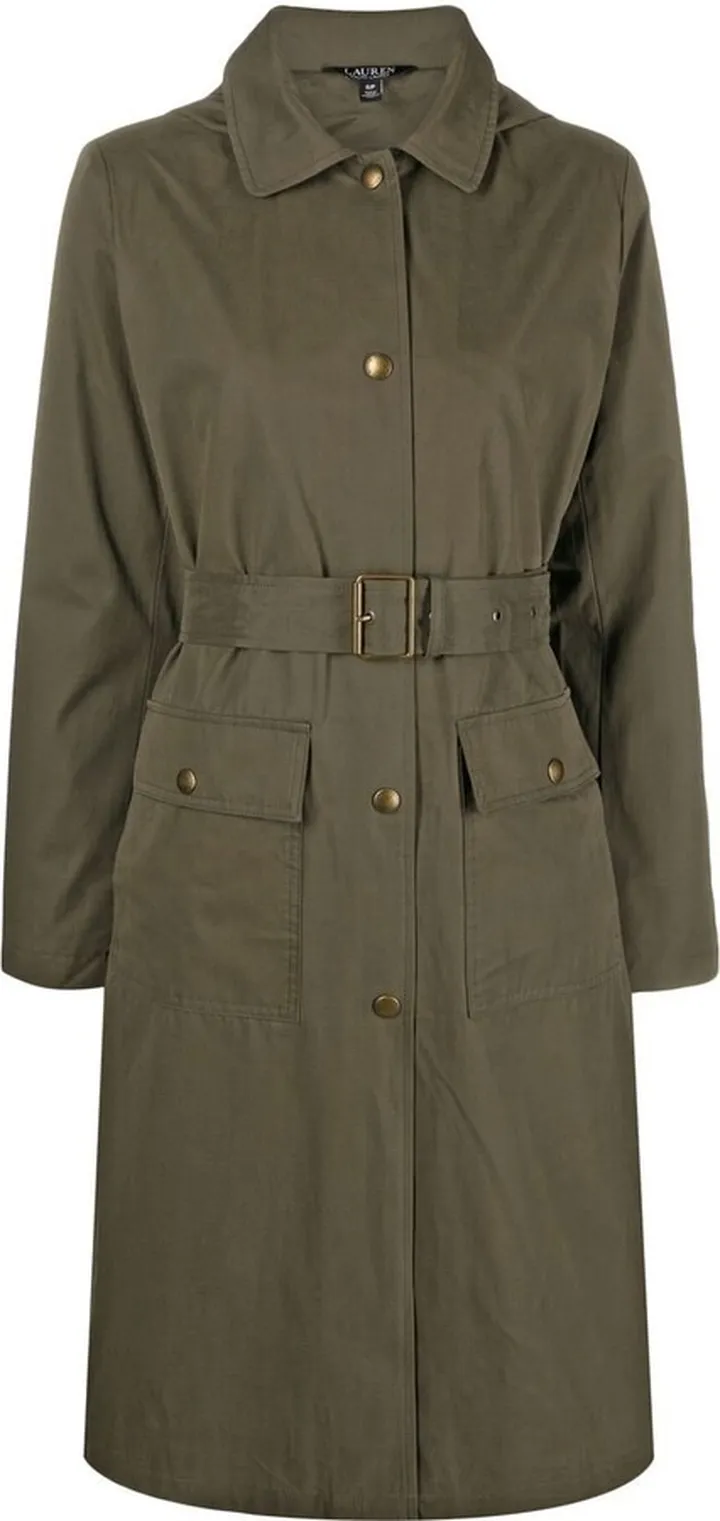 Belted Mid-Length Trench Coat