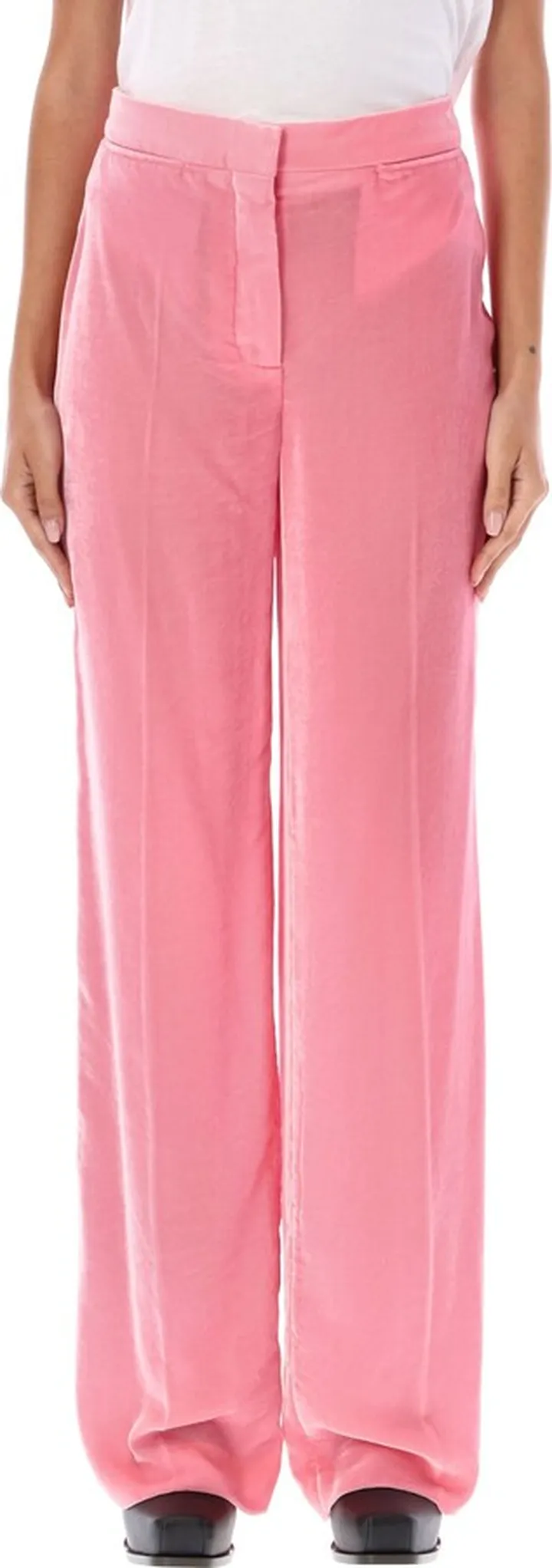 Straight Velvet Pants
