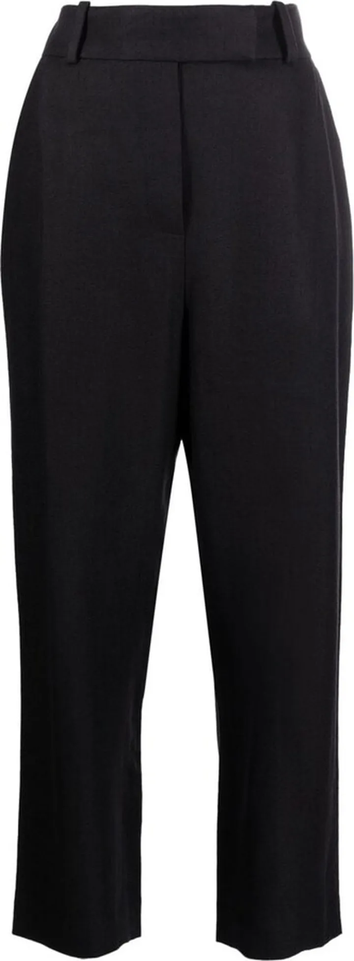 Pleated Straight-Leg Trousers