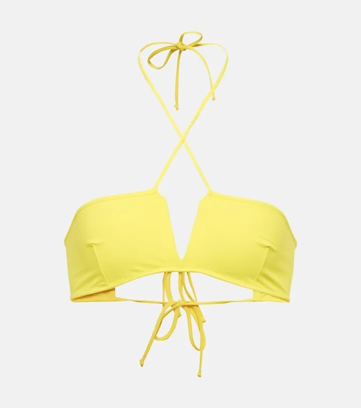 Halterneck bikini top