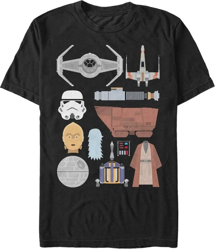 Men's Star Wars New Hope Essentials T-Shirt - Black - 3X Large