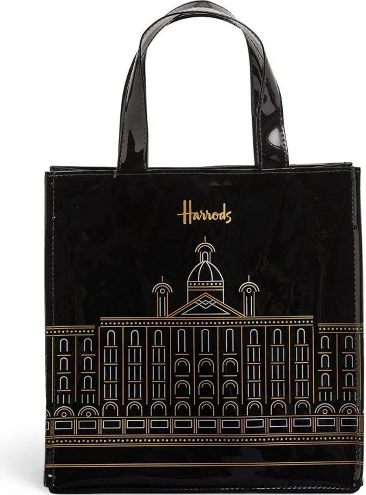 Harrods Small Harrods Outline Shopper Bag