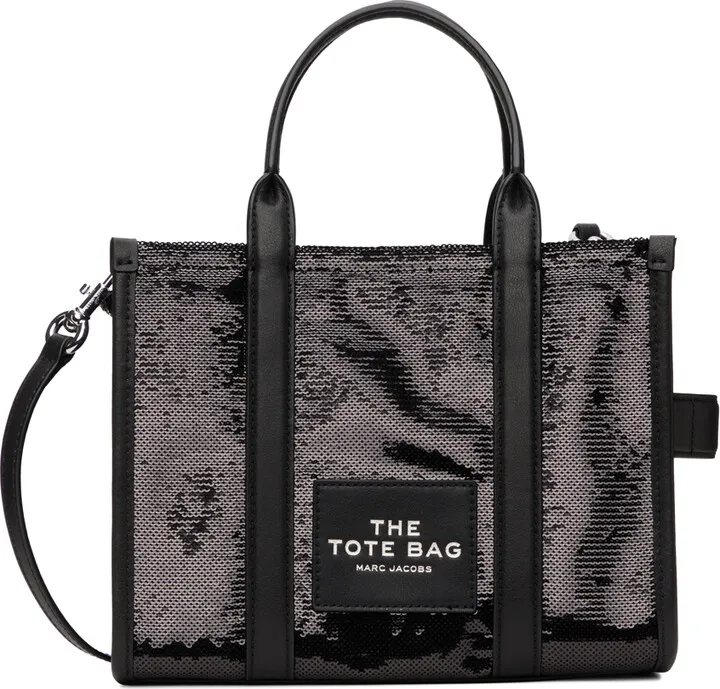 Marc Jacobs Black 'The Sequin' Mini Tote