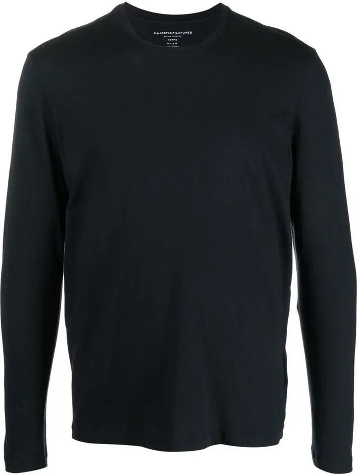 crew neck long-sleeved T-shirt