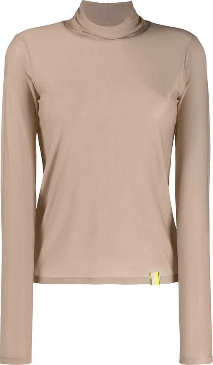 Long-Sleeved Turtleneck Top