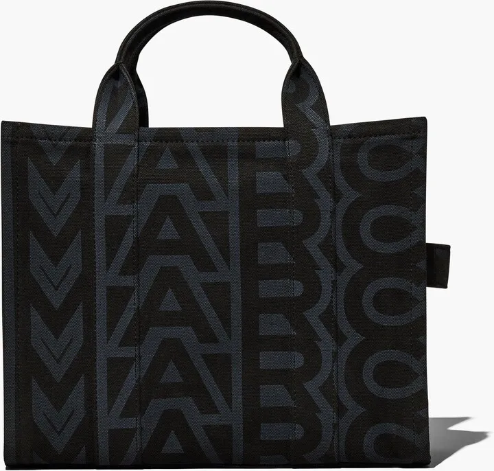 The Outline Monogram Medium Tote Bag - Black Multi