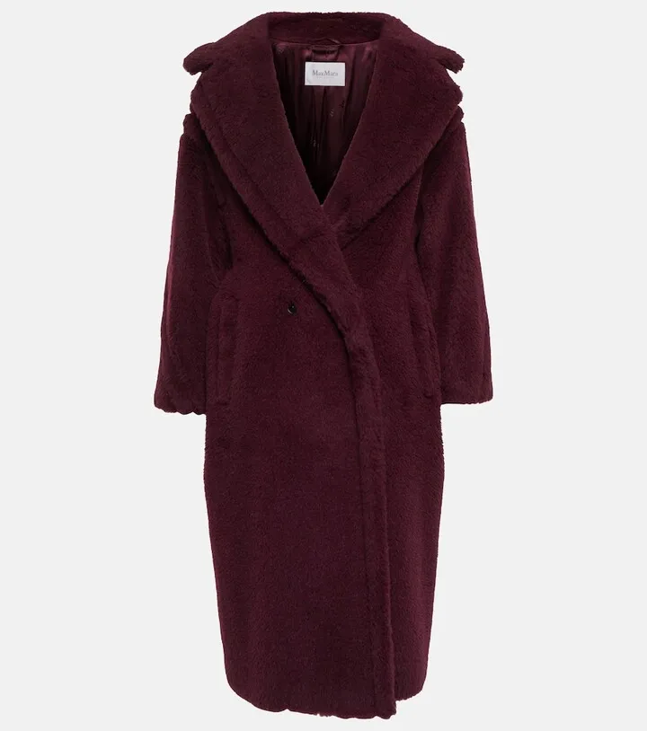 Tedgirl alpaca wool-blend teddy coat