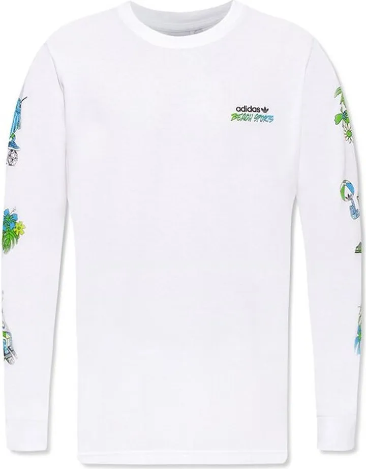 Adidas Graphic Stoked Fish Long-Sleeved T-Shirt
