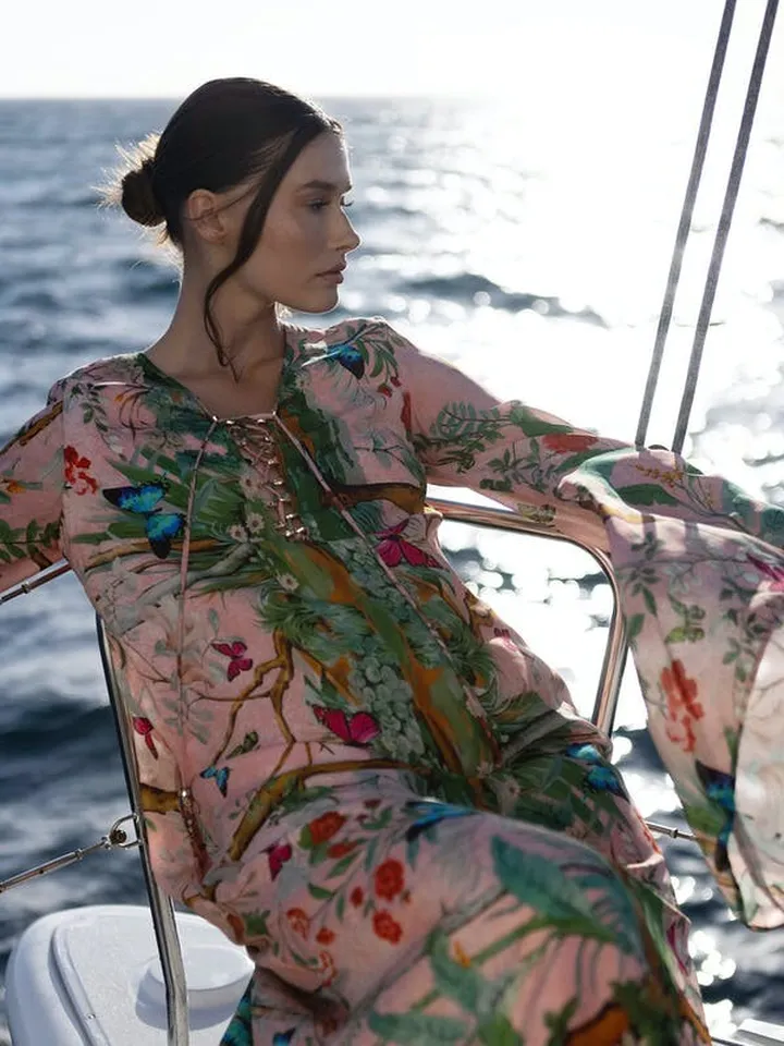 BOHEME Wanderlust Maxi Tunic - Pink