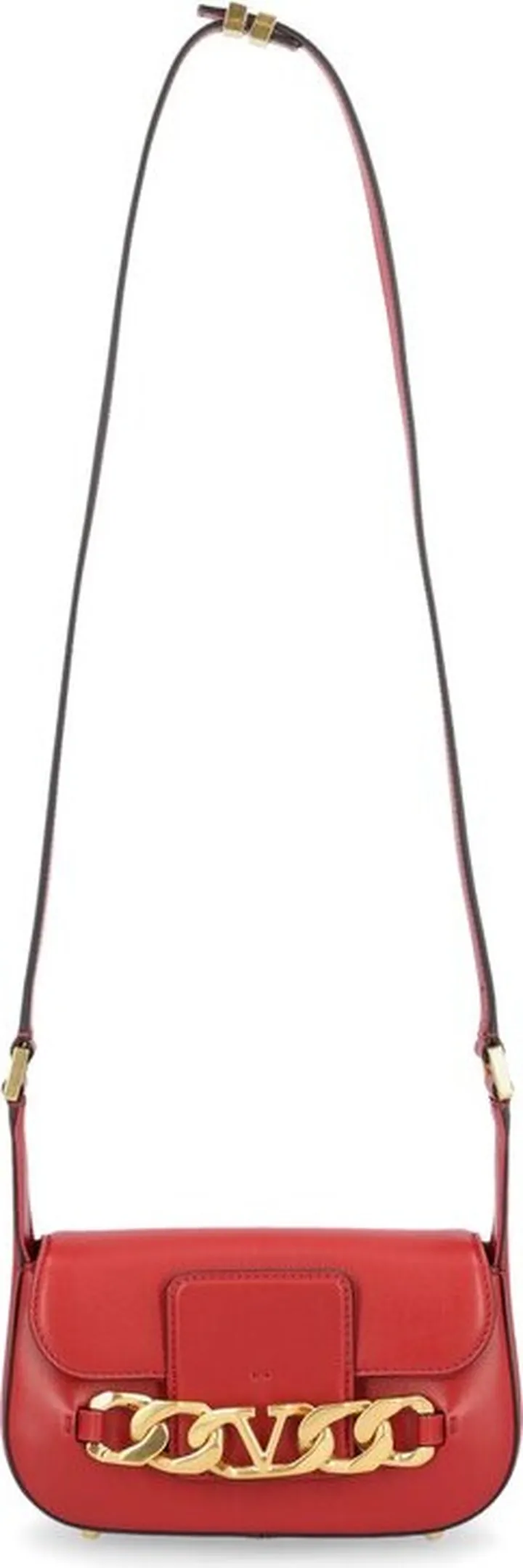Valentino VLogo Plaque Chain-Link Crossobody Bag