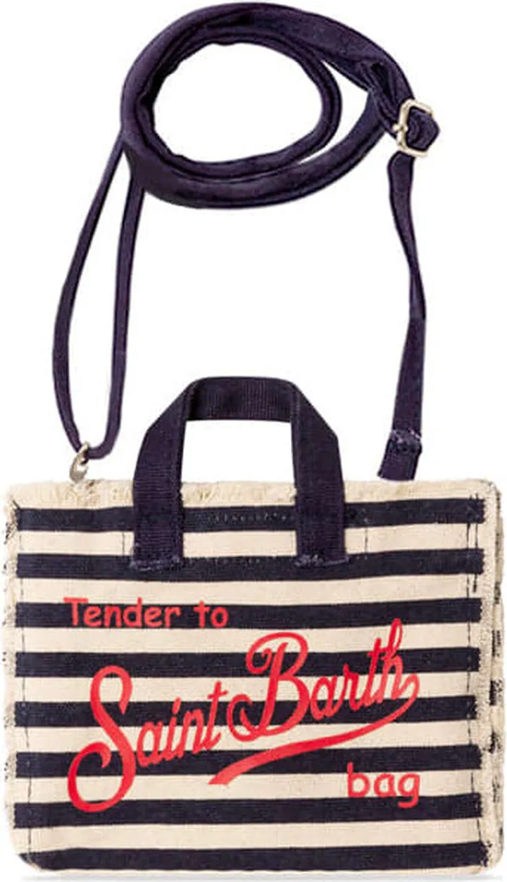 Canvas Micro Bag With Shoulder Strap