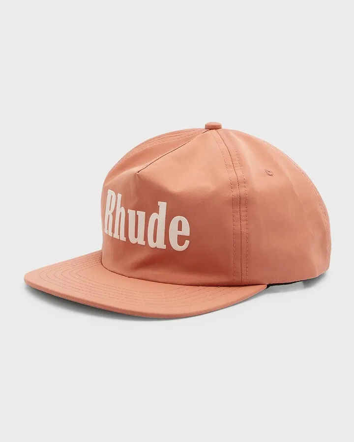 Men's Flat Brim Logo Baseball Hat
